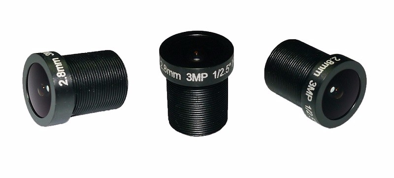 28300HD 113 Degree F1.8 FIXED IRIS 1 2.5 CCTV Lens IR 3.0 Megapixel FIXED LENS M12 x 0.5 Mount Type For CCTV Camera