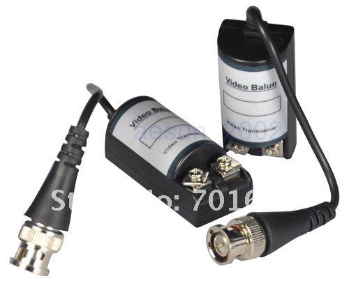 200pcs CCTV 1CH Passive UTP Video Balun Transceiver BNC Cat5 LLT 201C for cctv camera DHL shipping