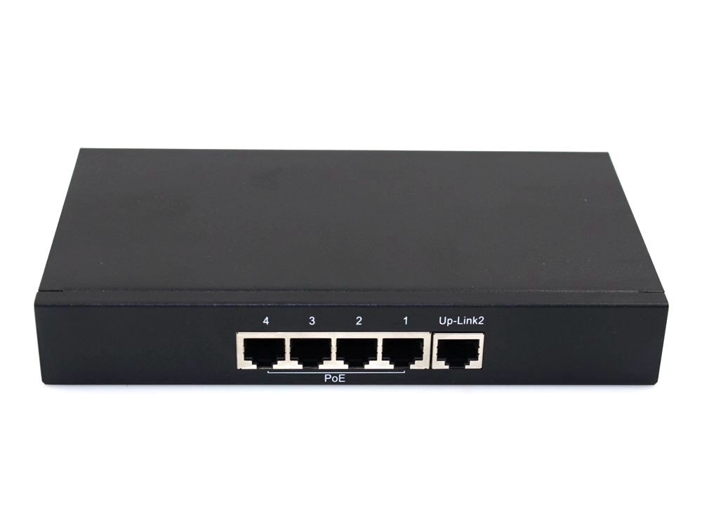 4 Port 10 100M PoE Switch Power Over Ethernet PoE IP Transceiver For IP Camera System Network Switch AC100V 240V 130W 52V 2.5A