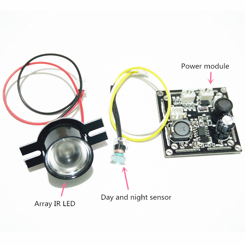 CCTV Accessories infrared light 1 pcs Array IR LED board for Surveillance cameras night vision diameter 22mm For CCTV Camera DIY