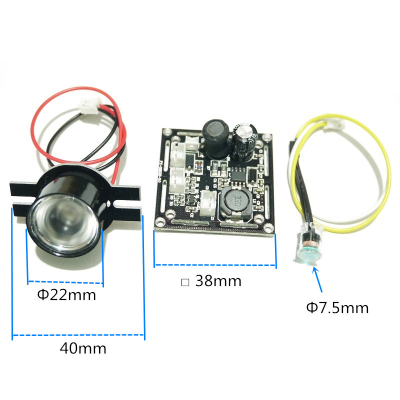 CCTV Accessories infrared light 1 pcs Array IR LED board for Surveillance cameras night vision diameter 22mm For CCTV Camera DIY