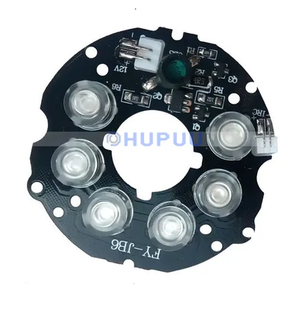 850nm infrared light 6pcs IR LED board for Surveillance cameras night vision 350mA