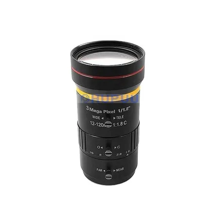 LF12120-C-3MP-F1.8M 12-120mm 3MP 1/1.8" C Mount F1.8 Manual Zoom Manual Iris CCTV Camera Lens
